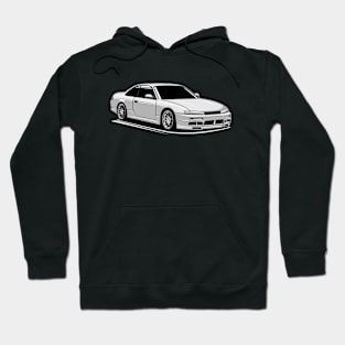 Jdm silvia white 1 Hoodie